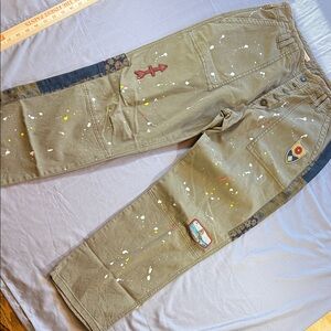 Anthropologie Pilcro patchwork pants